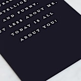 "Happy Birthday Handsome" - Single Greeting Cards in Navy by Juliana Zimmermann - Close-Up