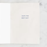 "Papa's Birthday" - Single Greeting Cards in Beige by Pixel and Hank - Interior