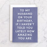 "So many socks" - Single Greeting Cards in Eggplant by Inkblot Design - Front