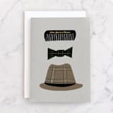 "Classic" - Single Greeting Cards in Platinum by Itsy Belle Studio - Front