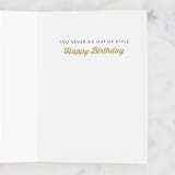 "Classic" - Single Greeting Cards in Platinum by Itsy Belle Studio - Interior