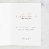 "Dad Rhyme" - Single Greeting Cards in Slate by Creo Study - Customizable Interior Example
