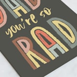 "Dad Rhyme" - Single Greeting Cards in Slate by Creo Study - Close-Up