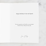"Unicorn Dad" - Single Greeting Cards in Seaweed by Maria Alou - Customizable Interior Example