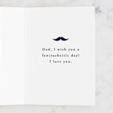 "fan{tache}tic" - Single Greeting Cards in Mist by Juliana Zimmermann - Interior
