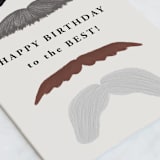 "fan{tache}tic" - Single Greeting Cards in Mist by Juliana Zimmermann - Close-Up