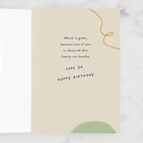 "One-of-a-kind brother" - Single Greeting Cards in Cream by Pixel and Hank - Interior