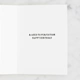 "whiskey neat" - Single Greeting Cards in Navy by Baumbirdy - Interior