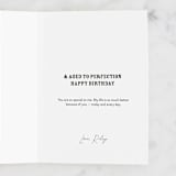 "whiskey neat" - Single Greeting Cards in Navy by Baumbirdy - Customizable Interior Example
