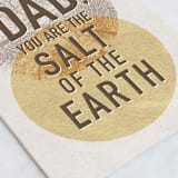 "Salt of the Earth" - Single Greeting Cards in Earth by Robin Ott - Close-Up