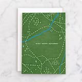 "Happy Returns" - Single Greeting Cards in Grass by Sumak Studio - Front
