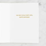 "Next Level Birthday" - Single Greeting Cards in Highlighter by Alexandra Cohn - Interior