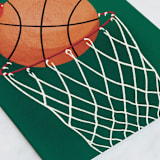 "Swishing You a Happy Birthday" - Single Greeting Cards in Jungle by Becky Nimoy - Close-Up