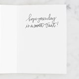 "Pastel Birthday Cake" - Single Greeting Cards in Blush by Noonday Design - Interior