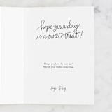 "Pastel Birthday Cake" - Single Greeting Cards in Blush by Noonday Design - Customizable Interior Example