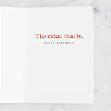 "Here for it" - Single Greeting Cards in Papaya by Lea Delaveris - Interior