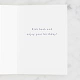 "Chill AF" - Single Greeting Cards in Blush by Everett Paper Goods - Interior