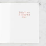 "chic birthday" - Single Greeting Cards in Blush by Angela Thompson - Interior