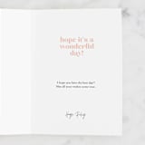 "chic birthday" - Single Greeting Cards in Blush by Angela Thompson - Customizable Interior Example