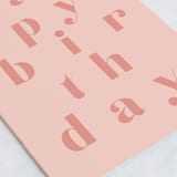 "chic birthday" - Single Greeting Cards in Blush by Angela Thompson - Close-Up