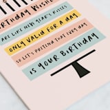 "Birthday Every Day" - Single Greeting Cards in Poppy by Zani van Zyl - Close-Up