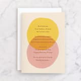 "Same Things" - Single Greeting Cards in Cream by Annie Clark - Front