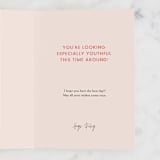 "29 Forever" - Single Greeting Cards in Blush by Shari Margolin - Customizable Interior Example
