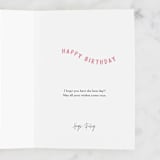 "Sister Birthday" - Single Greeting Cards in Cupcake by Baumbirdy - Customizable Interior Example