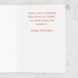 "You know how much" - Single Greeting Cards in Peach by Erin L. Wilson - Interior