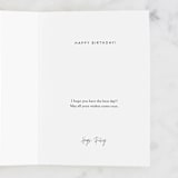 "Never Go out of style" - Single Greeting Cards in Ink by Kristen Smith - Customizable Interior Example