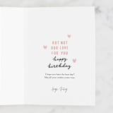 "We've run out of candles!" - Single Greeting Cards in Peach by Cindy Chu - Customizable Interior Example