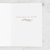 "Green leaves and orange berries" - Single Greeting Cards in Greenery by Helga Wigandt - Interior