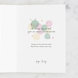 "sweet sprinkle cake" - Single Greeting Cards in Mint by Rebecca Durflinger - Customizable Interior Example