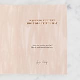 "Beautiful Day" - Single Greeting Cards in Navy by Erin German - Customizable Interior Example