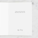 "Rainbow Garden" - Single Greeting Cards in Rose by Morgan Kendall - Customizable Interior Example