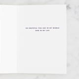 "Viola" - Single Greeting Cards in Rose by Erika Firm - Interior