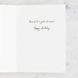 "A Year of More" - Single Greeting Cards in Forest by Amy Payne - Interior