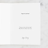 "Birthday Gin" - Single Greeting Cards in Rose by Nam Bourassa - Customizable Interior Example