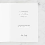"The Happiest Birthday" - Single Greeting Cards in Rose by Dominique Vari - Customizable Interior Example
