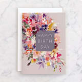 "All the Flowers" - Single Greeting Cards in Floral by Lori Wemple - Front