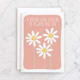 "If Sisters Were Flowers" - Single Greeting Cards in Petal by Angela Thompson - Front