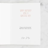 "If Sisters Were Flowers" - Single Greeting Cards in Petal by Angela Thompson - Customizable Interior Example