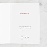 "For My Mother" - Single Greeting Cards in Rose by Menci Zaga - Customizable Interior Example