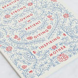 "For My Mother" - Single Greeting Cards in Rose by Menci Zaga - Close-Up