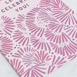 "All That You Are" - Single Greeting Cards in Plum by Christine Llewellyn - Close-Up