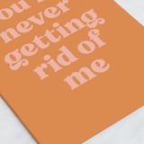 "Forever" - Single Greeting Cards in Apricot by JoAnn Jinks - Close-Up