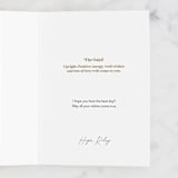 "The Star" - Single Greeting Cards in Rainbow by Nadia Hassan - Customizable Interior Example