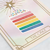 "The Star" - Single Greeting Cards in Rainbow by Nadia Hassan - Close-Up