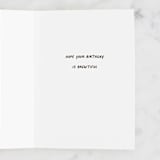 "Coffee Birthday" - Single Greeting Cards in Cotton Candy by Katherine Moynagh - Interior