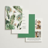 "Our Paradise" - Wedding Invitations in Tropical by Elly - Back of Card Options
